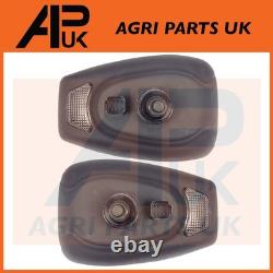 Pair Front Headlights Headlamps Lights Lamps L&R for JCB Telehandler Telescopic