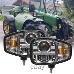 Pair Head Light for JCB /John Deere 3200 3215 3220 3400 3415 3420 Telehandler