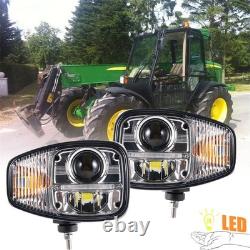 Pair Head Light for JCB John Deere 3200 3215 3220 3400 3415 3420 Telehandler