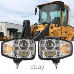 Pair Head Light for JCB John Deere MLT125RDX, MLT625, MLT627 Telehandler