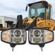 Pair Head Light for JCB John Deere MLT125RDX, MLT625, MLT627 Telehandler