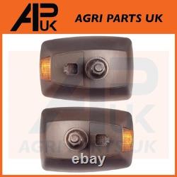 Pair Headlights Head Light Headlamp Indicator for JCB Telehandler Loader Loadall