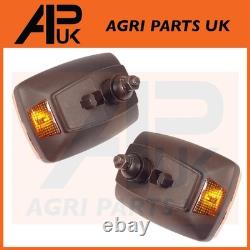 Pair Headlights Head Light Headlamp Indicator for JCB Telehandler Loader Loadall