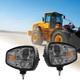 Pair LED Front Headlight For JCB backhoe loader 2CX/Telescopic Handlers /Fastrac