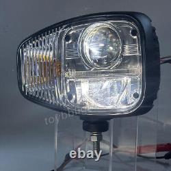 Pair LED Headlight For JCB Telehandler 540-200, 531-70, 550-140, TM 180/220/320