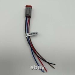 Pair LED Headlight Lights Head Wired Headlamp For JCB Telehandler Loader Loadall