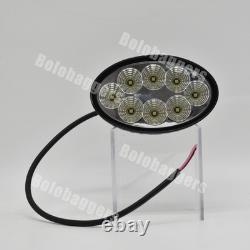 Pair LED Headlights/Oval LED Work Lights Replacement For JCB Fastrac Telehandler