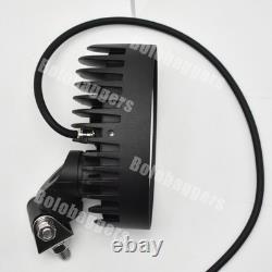 Pair LED Headlights/Oval LED Work Lights Replacement For JCB Fastrac Telehandler