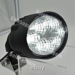Pair LED Headlights/Oval LED Work Lights Replacement For JCB Fastrac Telehandler