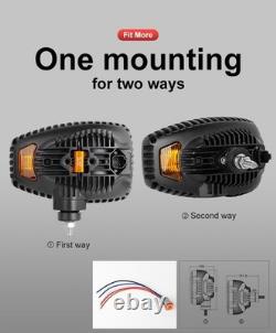 Pair LH+RH of Full LED Headlights DRL And Indicator For JCB Fastrac Telehandler