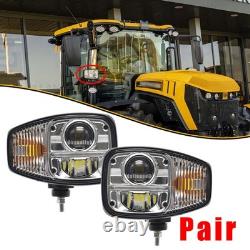 Pair of Full LED Headlights 700/50193,700/50192 For JCB Fastrac Telehandler
