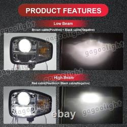 Pair of Full LED Headlights 700/50193,700/50192 For JCB Fastrac Telehandler