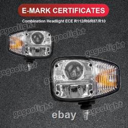 Pair of Full LED Headlights 700/50193,700/50192 For JCB Fastrac Telehandler