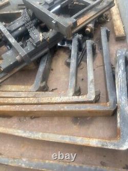 Pallet forks Tines forklift carriages Telehandler manitou JCB merlo Brackets