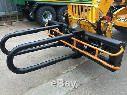Quicke ALO square bale squeeze grab for JCB Telehandler