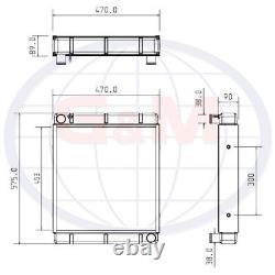 Radiator for JCB Telehandler 12145
