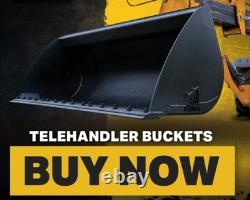 Rhinox Jcb Q-fit Telehandler/loadall Bucket 90 Wide/ 1 Cubic Metre, With Blade