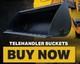 Rhinox Jcb Q-fit Telehandler/loadall Bucket 90 Wide/ 1 Cubic Metre, With Blade