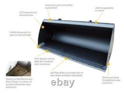 Rhinox Jcb Q-fit Telehandler/loadall Bucket 90 Wide/ 1 Cubic Metre, With Blade