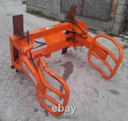 Ritchie soft hands bale squeeze on JCB Q Fit Brackets, Telehandler, Matbro, Manitou
