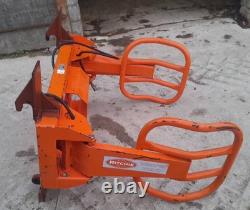 Ritchie soft hands bale squeeze on JCB Q Fit Brackets, Telehandler, Matbro, Manitou
