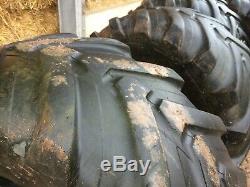 Set of 4 460/70R24 michelin JCB loadall manitou telehandler tyres