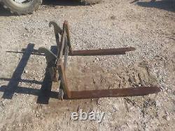 Set of Pallet forks on Volvo l20/25 Wheel loader brackets, telehandler, skidsteer