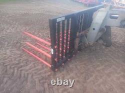 Slewtic 8ft buckrake/manaure fork on pin and cone brackets, matbro, JCB, manitou