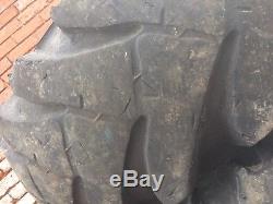 Solideal 14.5-20 Tyres on 5 Stud JCB Rims Telehandler/Loader/JCB Robot