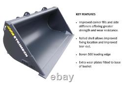Strimech PRO-AG Telehandler Grain Bucket Various Sizes, Bracket Options