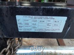 Strimech floating pallet tines on JCB Q Fit Brackets, Telehandler, Manitou