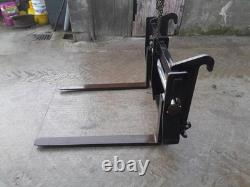 Strimech floating pallet tines on JCB Q Fit Brackets, Telehandler, Manitou