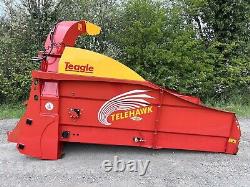 Teagle Telehawk Straw Spreader For Jcb Telehandler 2016 Vgc Plus Vat