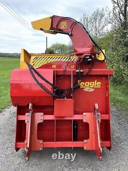 Teagle Telehawk Straw Spreader For Jcb Telehandler 2016 Vgc Plus Vat