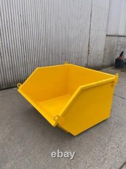 Telehandler Direct Mounted Skips, JCB Manitou Telescopic Skips Front Loader 5ft