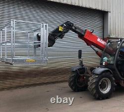 Telehandler Manlift Safety Basket/Cage 2mt x 1mt Working Platform JCB Manitou