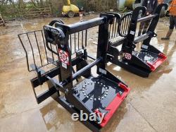 Unused 2.5 ton Rotating telehandler forks JCB Q fit, excavator 13 20 ton £2950