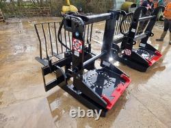 Unused 2.5 ton Rotating telehandler forks JCB Q fit, excavator 13 20 ton £2950