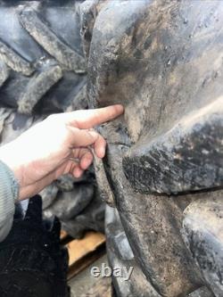 X4 15.5 80 24 JCB Sitemaster Loadall Tyres. 80% Tread Telehandler Aggri Pattern